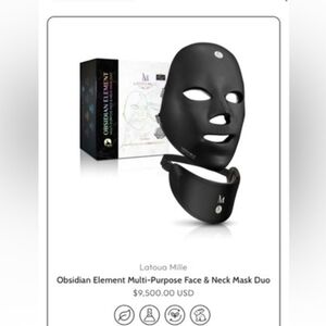 L'Atoua Mille Obsidian Element Multi-purpose Face and Neck Mask Duo